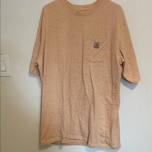 Carhartt Men's Speckled Tan Short Sleeve Tee